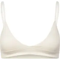Weekday Soft Seamless Triangle Bra - Cream - XL