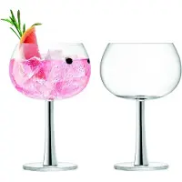 LSA International Gin Balloon Glass 420Ml Platinum X 2 - Nude - 42 CL