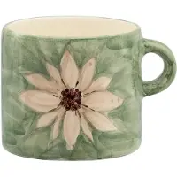 Anna + Nina White Lotus Dreams Mug - Green - 50 CL