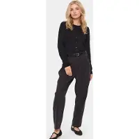 Saint tropez A8661, Milasz R-Neck Cardigan - Black - XXL