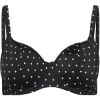 Freya Jewel Cove Uw Sweetheart Bikini Top - Black - G x 80