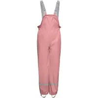 Color Kids Pants Pu - W. Suspender - Pink - 110