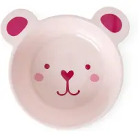 Rice karhunmuotoinen melamiinikulho 50 cl Pinkki