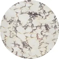AUDO CPH , Androgyne-pöytälevy, marmori, Calacatta, viola - Ø65 cm