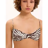 Understatement Underwear Shaped Bikini Top - Brown - XL