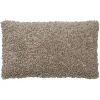 Blomus Cushion Cover - 30 X 50 Cm - Teddy - Fungi - Brown - L 30CM