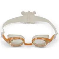 Swim Essentials Swim Goggles - Beige Leopard - Cream - ONE SIZE