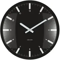 Karlsson Wall Clock Realista Dome White - Black - Ø 35 CM
