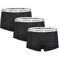 Björn Borg Cotton Stretch Logo Boxer Shorts 3P - Black - 134-140