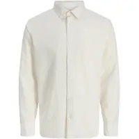 Jack & jones Jjebreeze Linen Blend Shirt L/S Sn Mni - White - 122