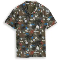 Tom Tailor Paita khaki / punainen / valkoinen
