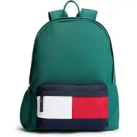Tommy Hilfiger Reppu 'Essential' laivastonsininen / smaragdi / kirsikanpunainen / valkoinen