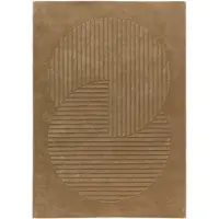 NJRD Levels Circles villamatto Beige, 200x300 cm