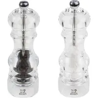 Peugeot Nancy Set of Manual Salt and Pepper Mills Acrylic 18 cm