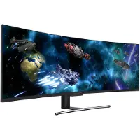 LC-Power LC-M49-DFHD-144-C-Q, 124,5 cm (49"), 3840 x 1080 pikseliä, UltraWide Full HD, QLED, 6 ms, Musta