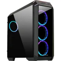 Chieftec – Black , ATX Gaming case, T Glass, 4x RGB fan, MB sync.w/USB Type C (GP-02B-UC-OP)