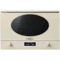 Smeg MP822PO Built-in -mikroaaltouuni, kermanvärinen