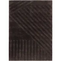 NJRD Levels Stripes villamatto Ruskea, 170x240 cm