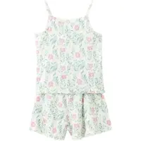 Mango Floral Print Short Pyjama Set - Cream - 11-12