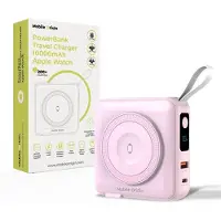 Mobile Origin PowerBank & Travel Charger - Lightning/USB-C Cable - MagSafe/AW/iPhone Compatible - pink - 10000 mAh