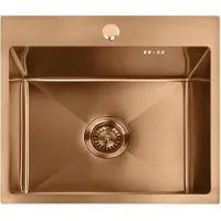 REA Leo 50 BRUSH COPPER musta teräsallas