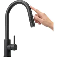REA Fresh Touch Black Matt keittiöhana