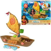 Disney Princess Disney Vaiana Floating Ocean Voyager Canoe Playset With 5 Play Areas, 9 Accessories & Animal Figure - Multi/patterned - ONE SIZE