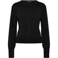 Gina Tricot Knitted Cardigan - Black - XS
