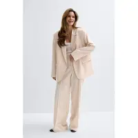 Gina Tricot Back High Slit Blazer - Pink - M