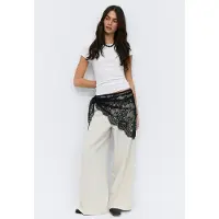 Gina Tricot Lace Hip Scarf - Black - ONE SIZE