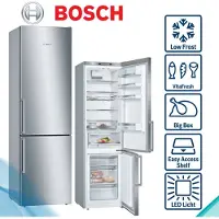Bosch KGE398IBP Serie 6, Jääkaappipakastin, teräs