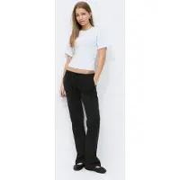 Gina Tricot  - Y de-lowlow sweatpants - tracksuits tytöille 9–14 vuotta - Musta - 170 - Tyttö