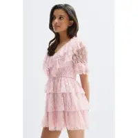 Gina Tricot  - 14+ lace dress - mekot - Pinkki - XXS - Naiset