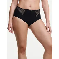 Chantelle Graphic Support High-Waisted Support Brief - Black - 46