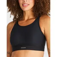 Swegmark Victorious Strength Sports Bra Spacer Moulded Cups - Black - E x 75