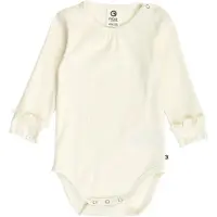 Müsli Cozy Me Rib Deco L/S Body - Cream - 92