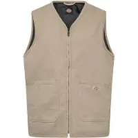 Dickies Men's Canvas Summer Vest Desert Sand S