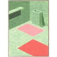 Paper Collective Bathroom Stories 01 - 70X100 - Green - 70X100CM x 70