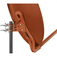 Schwaiger SPI710.2, 10,75 - 12,75 GHz, 38,5 dBi, Punainen, 75 cm