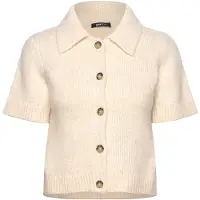 Gina Tricot Knitted Cardigan - Cream - S