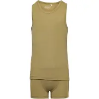 Minymo Underwear Set - Khaki green - 134