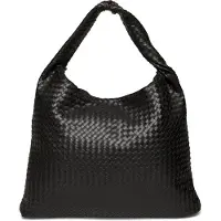Gina Tricot Braided Large Bag - Black - ONE SIZE