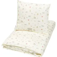 Cam Cam Copenhagen Bedding Set, Baby, 70X100Cm - Gots - Rowan - Cream - 70X100CM;40X45CM
