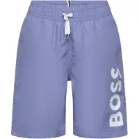BOSS Uimashortsit violetinsininen / valkoinen
