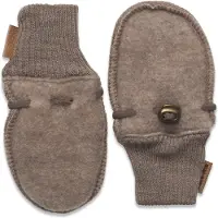 Mikk-Line Wool Mittens - Beige - 86/92