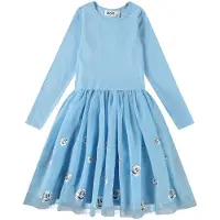 Molo Cyrus Long-Sleeved Dress Day Sky 146/152 cm Sininen 146/152 cm Tytöt