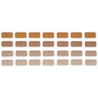 Liewood Dodo Domino - Pink - 2.7X5.4X0.9CM