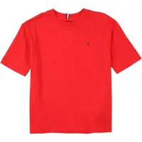 Tommy Hilfiger Paita 'ESSENTIAL' tummansininen / kirkaanpunainen / valkoinen