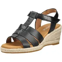 Gabor Wedge Sandal - Black - 38