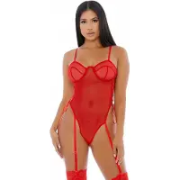 Erotic Treasure Make it Ring -body, punainen, S